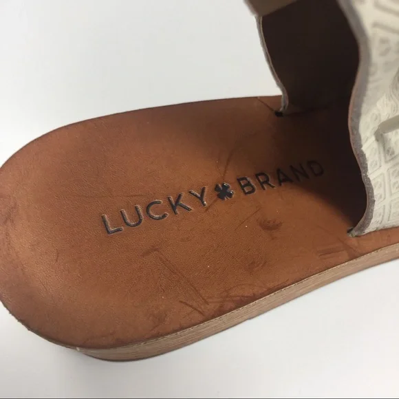 Lucky Brand Ghillie Lace Up Wedge Sandals - Picture 7 of 13